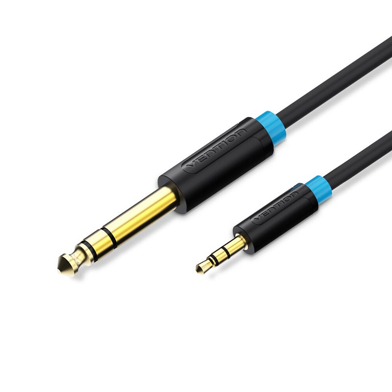 VENTION 3.5mm to 6.5mm Audio Cable Black - Image 1