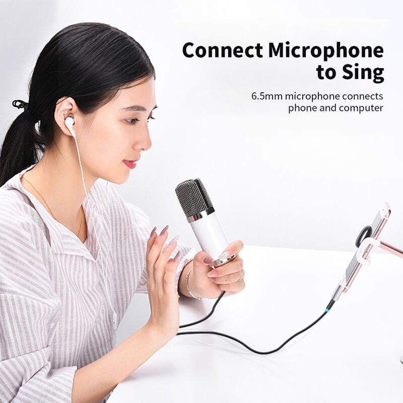 VENTION 3.5mm to 6.5mm Audio Cable Black - Image 2