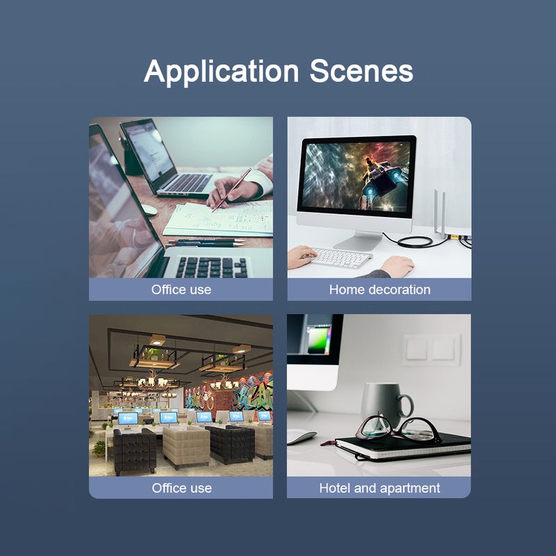 فينشن كابل شبكة إيثرنت المسطح وعالي السرعة كات 7 أسود - Image 2