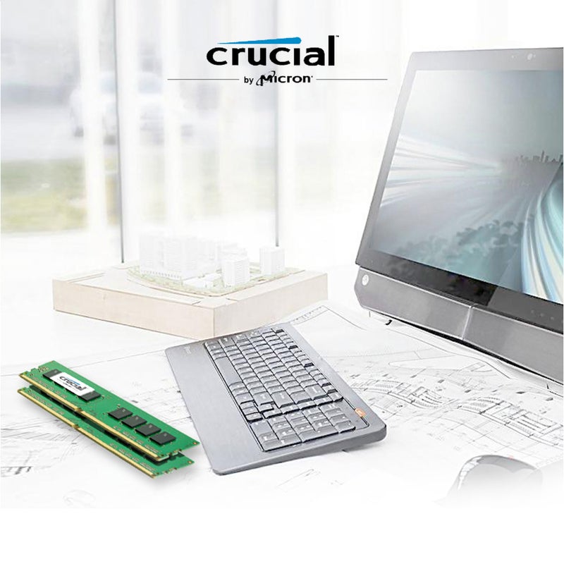 كروشيال - ذاكرة رام DDR4 2666 سعة 8 جيجابايت أخضر - Image 1