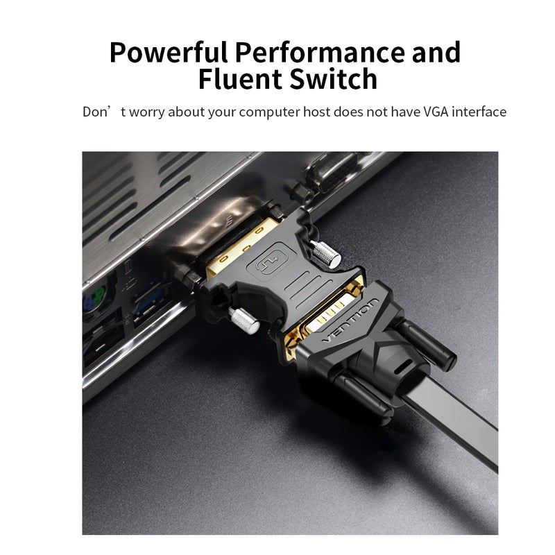 VENTION DVI to VGA Adapter Black - Image 4