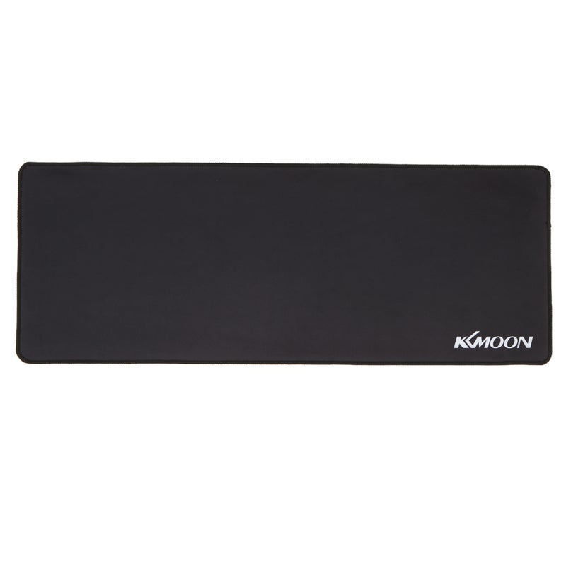 KKmoon Water-resistant Anti-slip Mousepad Black  - Image 1