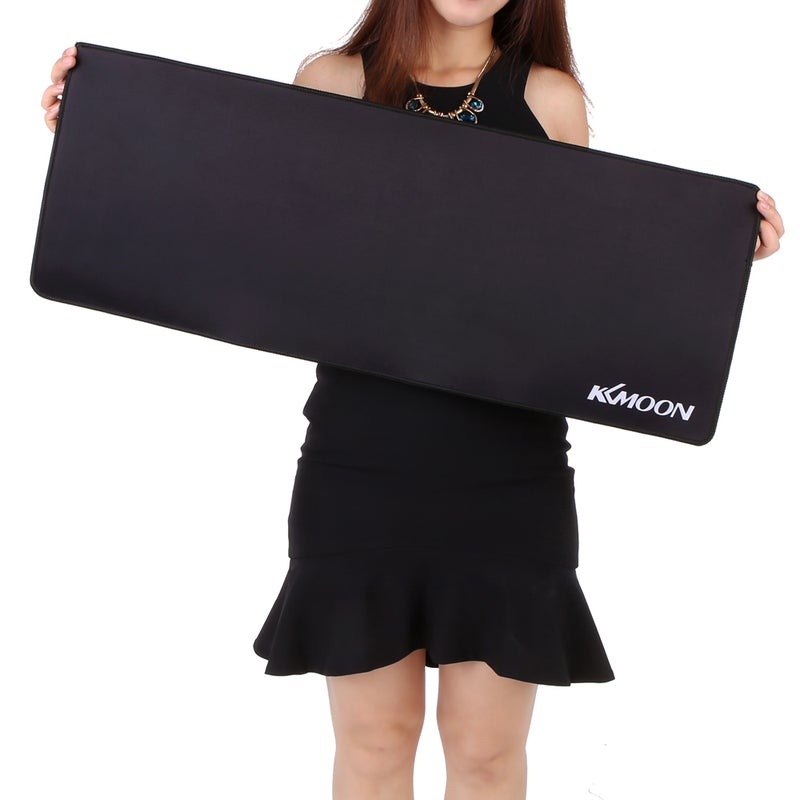 KKmoon Water-resistant Anti-slip Mousepad Black  - Image 5