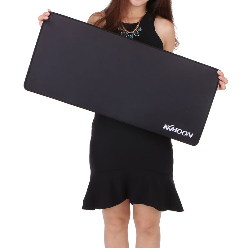 KKmoon Water-resistant Anti-slip Mousepad Black  - Image 4