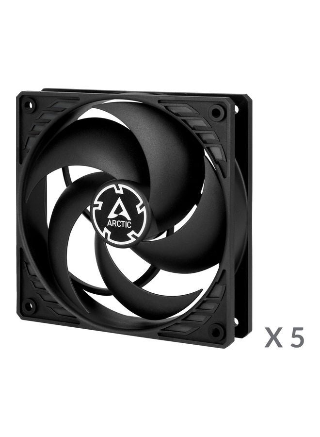 Arctic - Pack Of 5 Pressure Optimised Fan With PWM PST Black - Image 1