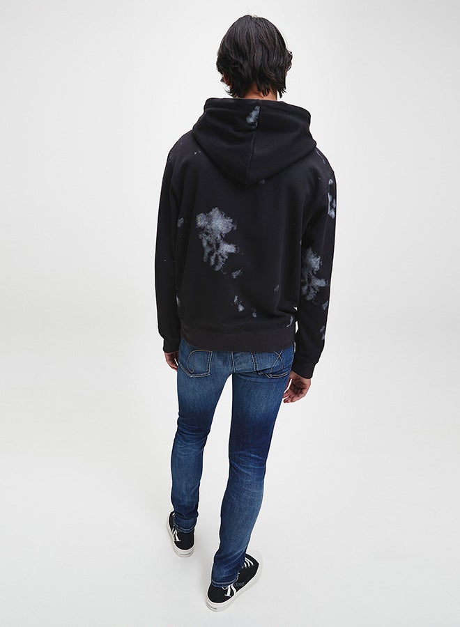 Calvin Klein Jeans - Cloud Print Hoodie Black - Image 1