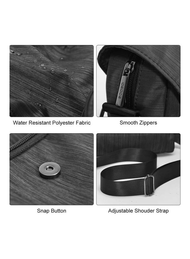 حقيبة كتف مقاومة للماء أزرق - Image 4