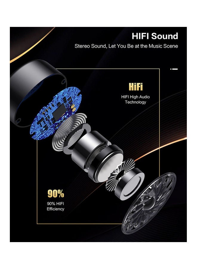 Lenovo - Lenovo HT18 Wireless BT Headphone TWS In-ear Sports Earbuds HiFi Sound Quality Sweatproof Noise Reduction Headphone Black Black - Image 1