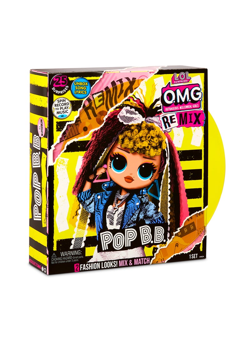 L.O.L. SURPRISE! - Omg Remix Pop Bb Fasihon Doll 25 Surprises With Music And Unique Fashion Combos 31.75x32.39x25.4cm - Image 1