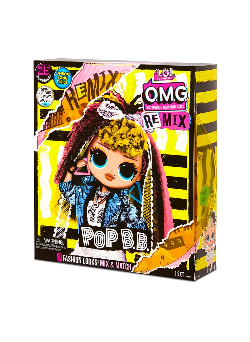 L.O.L. SURPRISE! - Omg Remix Pop Bb Fasihon Doll 25 Surprises With Music And Unique Fashion Combos 31.75x32.39x25.4cm - Image 1
