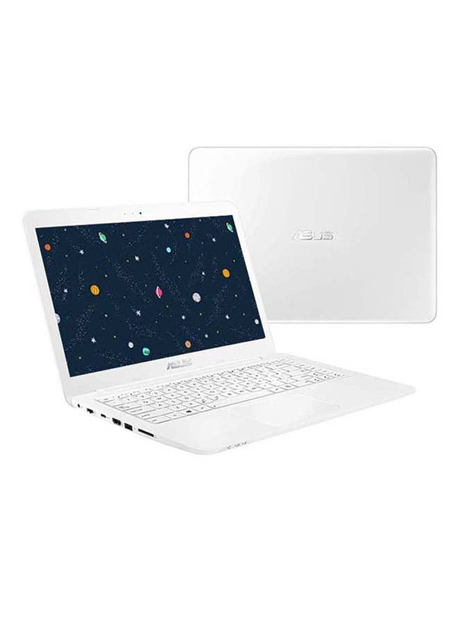 ASUS - E402Y Laptop With 14-Inch Display, AMD Quad Core Processor/4GB RAM/1TB HDD/DOS/AMD Radeon R2 Graphic Card White - Image 1