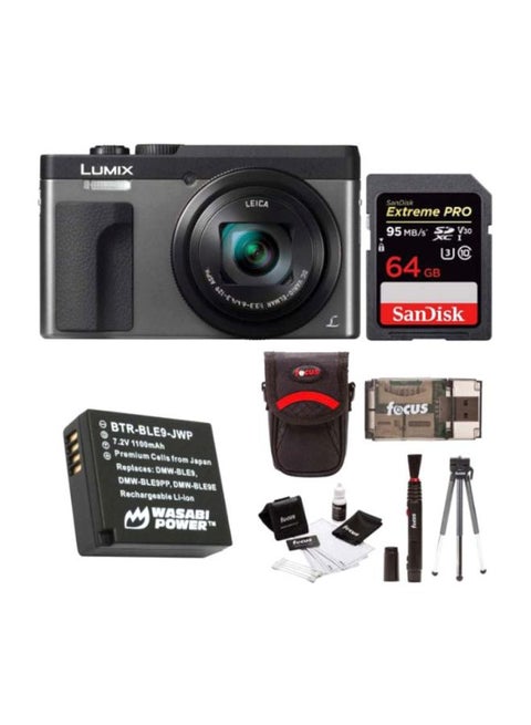 Lumix DC-ZS70 Point And Shoot Camera 20.3MP 30x Zoom With Tilt Touchscreen, Built-In Wi-Fi And Accessory Bundle
