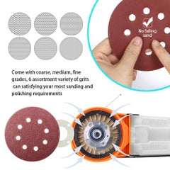 Generic 60-Piece Sanding Discs Brown 12.7cm  - Image 4