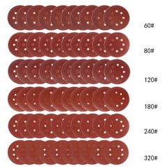 Generic 60-Piece Sanding Discs Brown 12.7cm  - Image 2