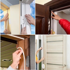 Generic 6m 2-Pack Self Adhesive Foam Window Seal Strip White 6meter  - Image 3
