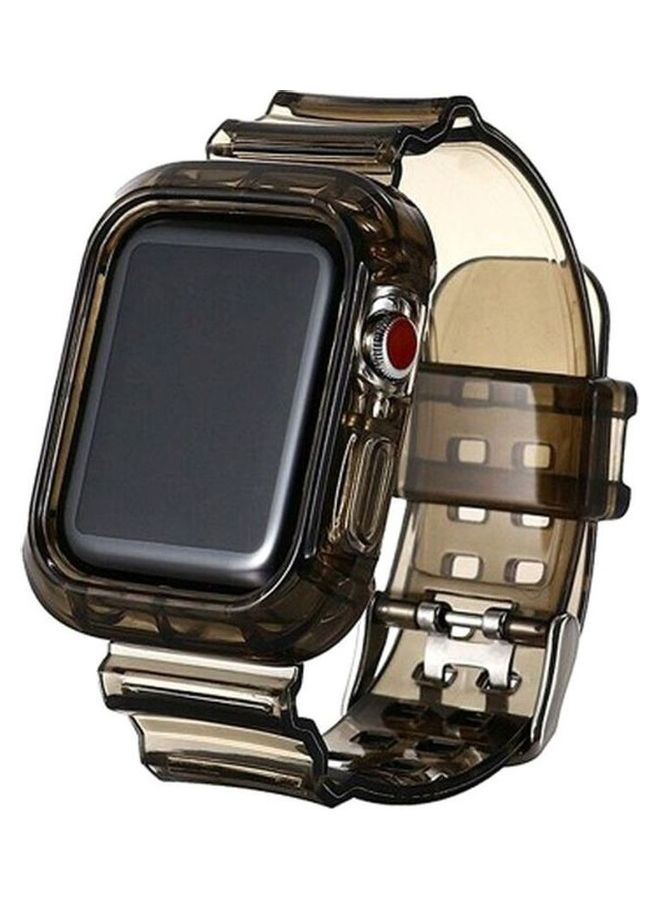 سوار بديل لساعة أبل مقاس 42/44 مم بني - Image 1