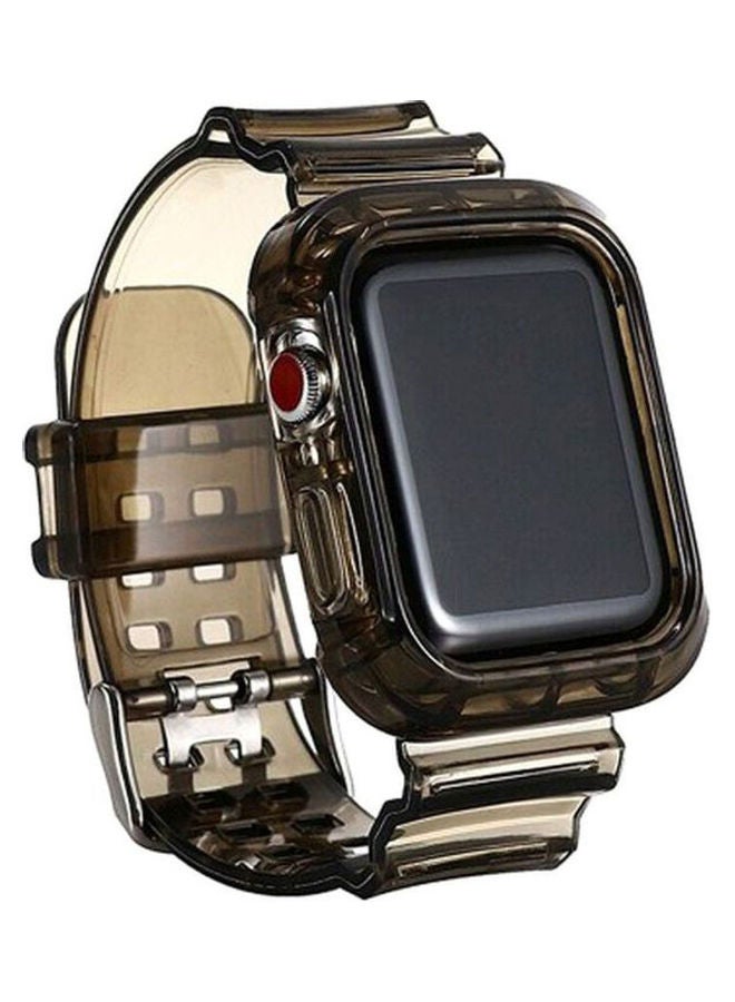 سوار بديل لساعة أبل مقاس 42/44 مم بني - Image 2