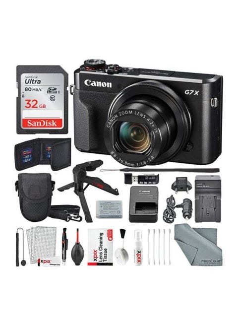 PowerShot G7 X Mark II Digital Camera With Accessories