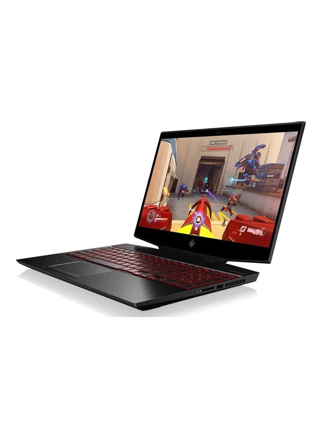 HP - Omen 15t-dh100 Gaming Notebook (Upgraded Version) Laptop With 15.6-Inch Display, Intel Core i7-10750H 2.6 GHz Processor/8GB RAM/1TB HDD + 256GB SSD/4GB NVIDIA GeForce GTX 1650TI Graphics Card/WIN-10 Black Black - Image 1