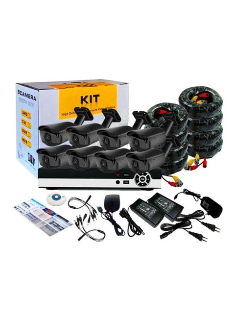8-Channel AHD DVR Camera Kit