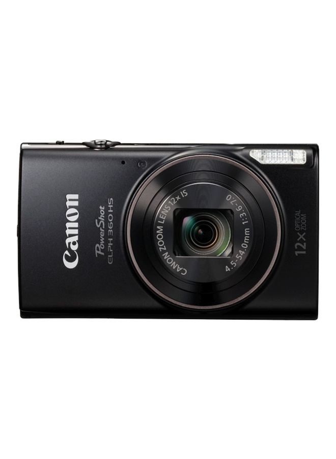 PowerShot ELPH 360 HS Point And Shoot Digital Camera With Deluxe Starter Kit
