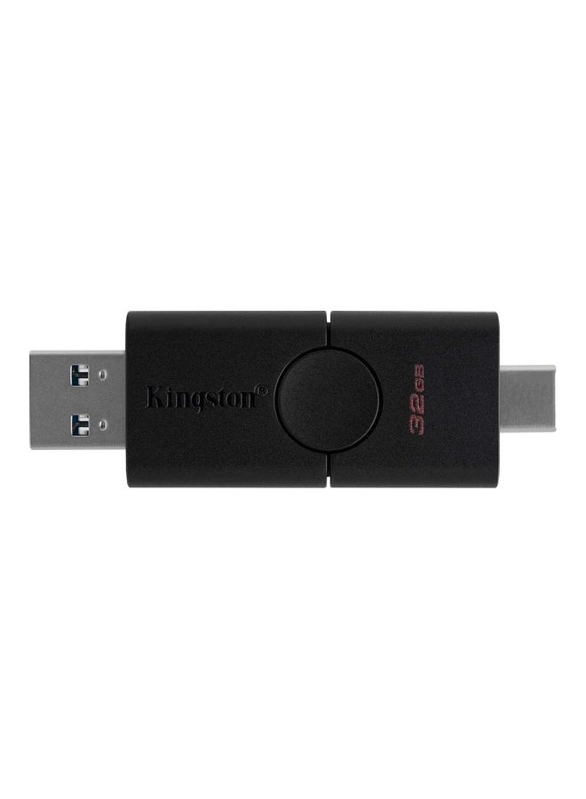 Kingston - DataTraveler Duo USB-A And USB-C Dual Connector USB 3.2 Flash Drive 32.0 GB - Image 1