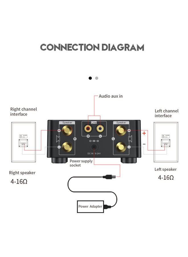 Generic Digital Power Amplifier V8196B-V Black  - Image 3