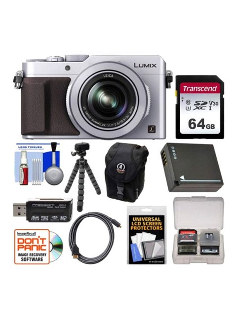 Lumix DMC-LX100 Point And Shoot Digital Camera With Accessories