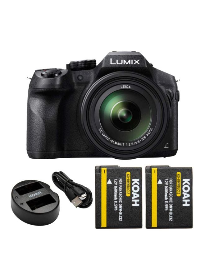 Panasonic - Lumix DMC-FZ300 Point And Shoot Camera 12.1MP 24x Zoom With Vari-Angle Touchscreen, Built-In Wi-Fi With Rechargeable Battery - Image 1