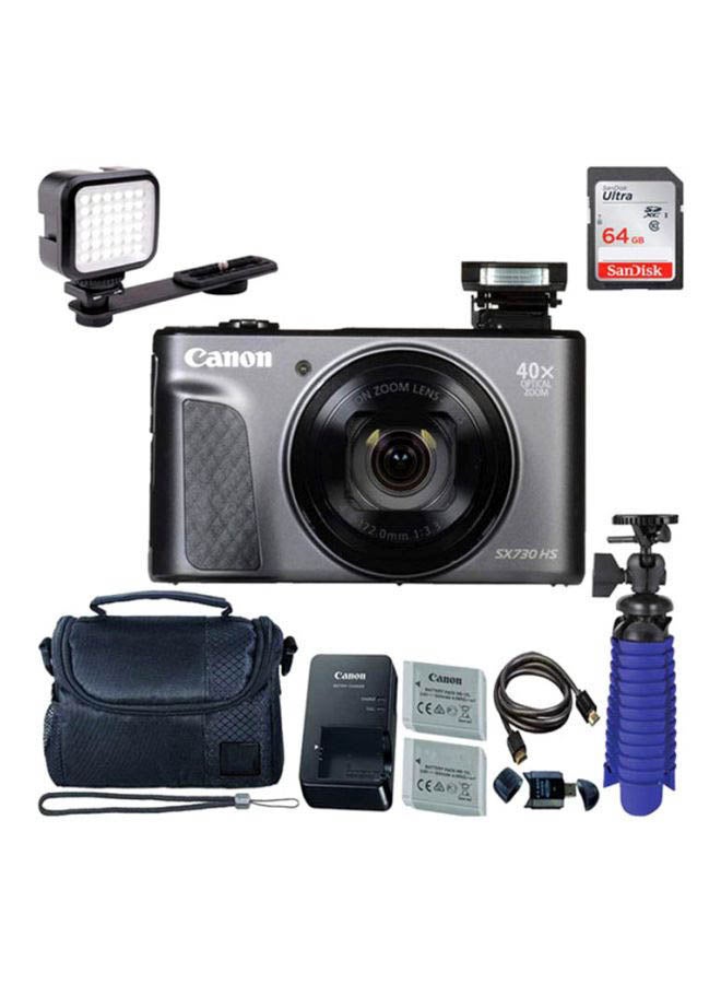 Canon - PowerShot SX730 HS Point And Shoot Digital Camera With Accessories - Image 1