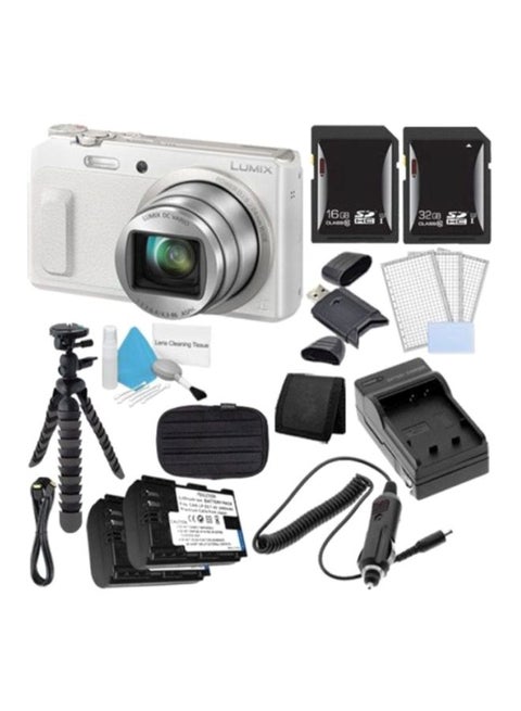 Lumix DMC-ZS45 Point And Shoot Digital Camera With Accessories