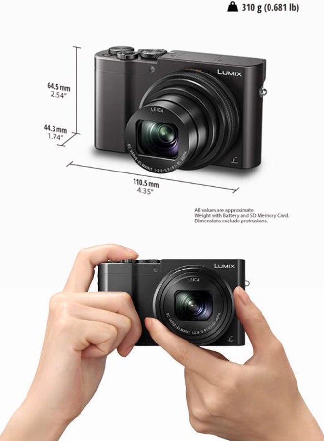 باناسونيك - كاميرا التوجيه والالتقاط الرقمية لوميكس DMC-ZS100 - Image 1