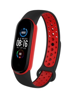INEIX Nike Series Replacement Band For Xiaomi Mi Band 5 Black/Red  - Image 2