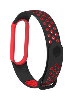 INEIX Nike Series Replacement Band For Xiaomi Mi Band 5 Black/Red  - Image 3