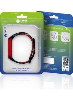 INEIX Nike Series Replacement Band For Xiaomi Mi Band 5 Black/Red  - Image 4