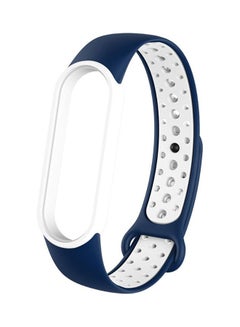 Nike Series Replacement Band For Xiaomi Mi Band 5 Blue/White