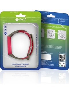 INEIX Nike Series Replacement Band For Xiaomi Mi Band 5 Grey/Pink  - Image 4