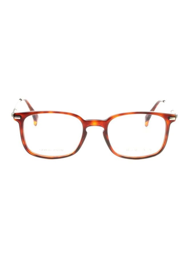 GIORGIO ARMANI Men's Rectangular Eyeglass Frame 