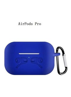 Generic Wireless Charging  Silicon Case For Air Pods Pro blue  - Image 2