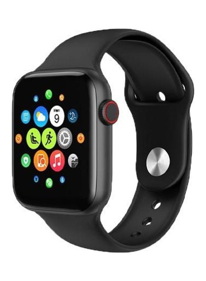 Silicone Touch Screen Full Square with Health Tracker Smart watch For Android / IOS black - Image 2