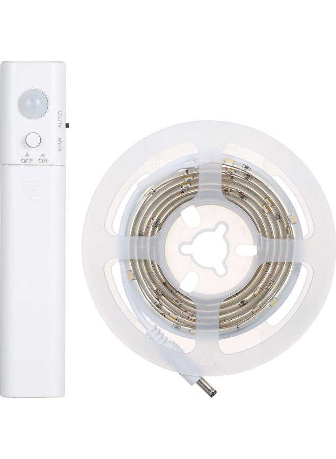 Blusea - PIR Motion Sensor S-Trip Light Cabinet Lamp White 22x2.5x17cm - Image 1