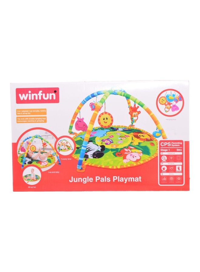 وينفان بساط لعب جانجل بالز للأطفال مزين بنمط غابة