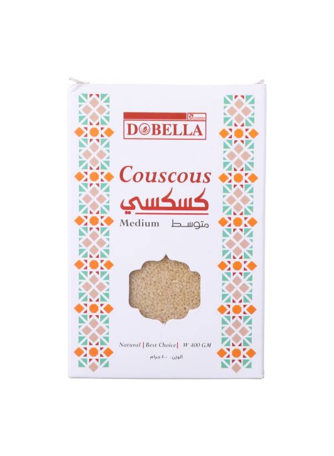 DOBELLA Medium Natural Couscous Pack 400grams - Image 1