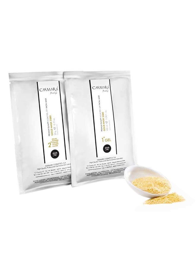كاسمارا ماسك جل للوجه عالي الجودة قابل للتقشير بخلاصة الطحالب مع بودرة