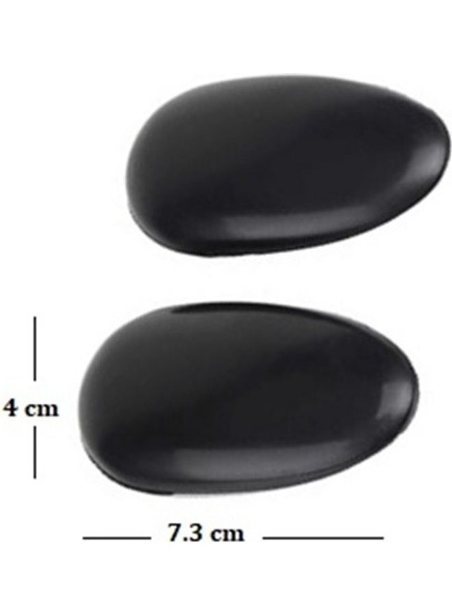 2-Piece Ear Cap Set Black 7.3cm - Image 2