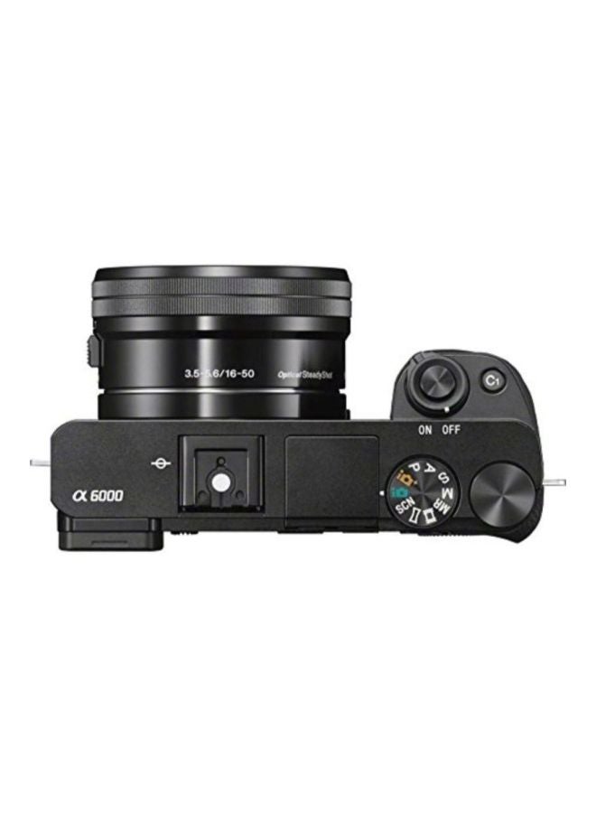 Alpha a6000 Mirrorless Digital Camera 24.3MP With 16-50 mm Lens And Accessory Bundle