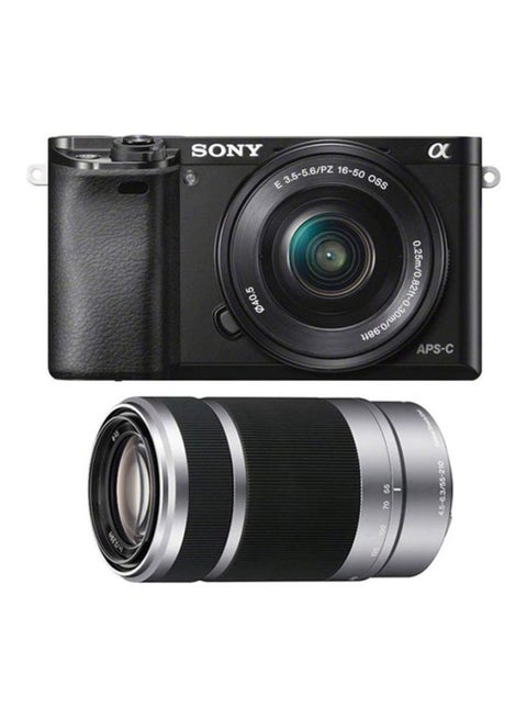 Alpha a6000 24MP Mirrorless Digital Camera With 16-50/55-210 mm Lens