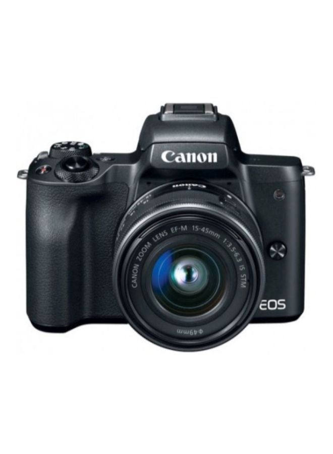 Canon - Eos M50 Mirrorless Camera With Ef-M 15–45Mm F/3.5-6.3 Is Stm Lens 24.1Mp Vari-Angle Lcd Touchscreen, Built-In Wi-Fi, tooth And Nfc - Image 1