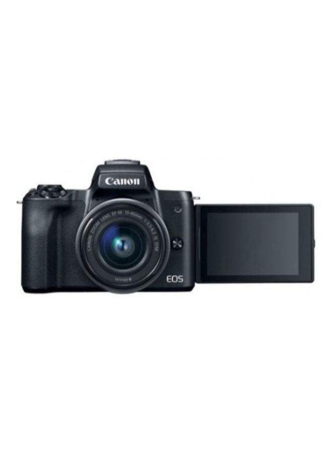 Canon - Eos M50 Mirrorless Camera With Ef-M 15–45Mm F/3.5-6.3 Is Stm Lens 24.1Mp Vari-Angle Lcd Touchscreen, Built-In Wi-Fi, tooth And Nfc - Image 1