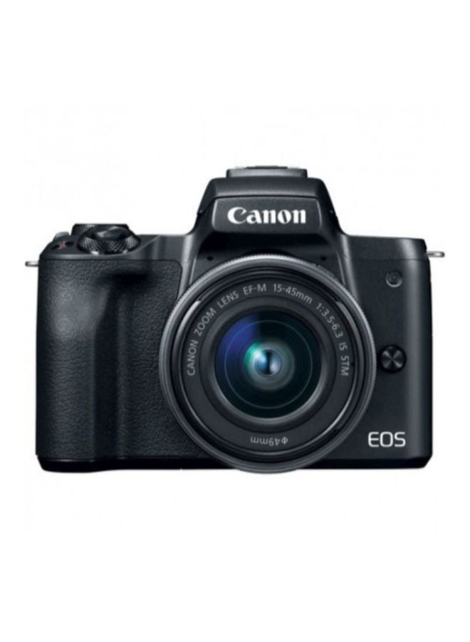 Canon - Eos M50 Mirrorless Camera With Ef-M 15–45Mm F/3.5-6.3 Is Stm Lens 24.1Mp Vari-Angle Lcd Touchscreen, Built-In Wi-Fi, tooth And Nfc - Image 1